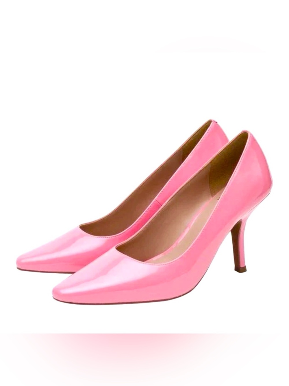 LINEA PAOLO Polina NIB Pink Patent Pointed Toe Pumps size 6.5 Retail $140